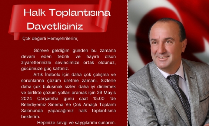 HALK TOPLANTISINA DAVET