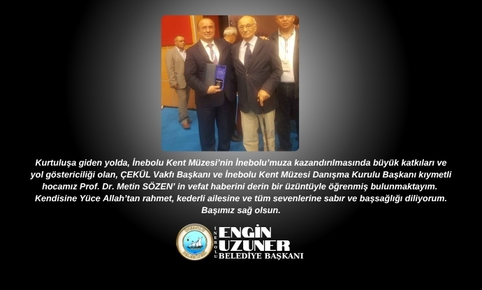 Belediye Bakanmz Engin UZUNERden Basal Mesaj