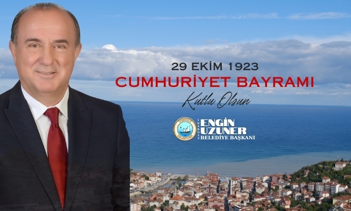 Belediye Bakanmz Engin Uzunerin Cumhuriyetimizin 102. Yldnm Kutlama Mesaj