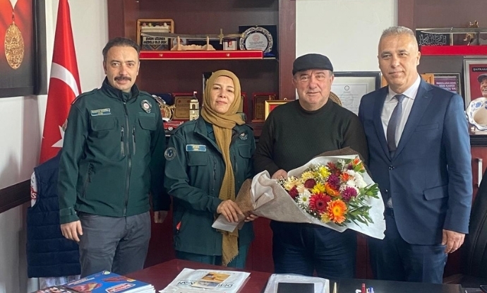 Belediye Ba�kan�m�z Engin Uzuner' e , �nebolu G�mr�k M�d�rl���nden Ziyaret