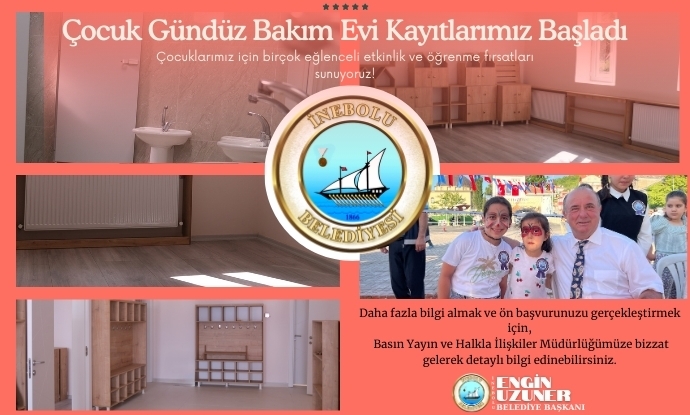 �ocuk G�nd�z Bak�m Evi Kay�tlar�m�z Ba�lad�