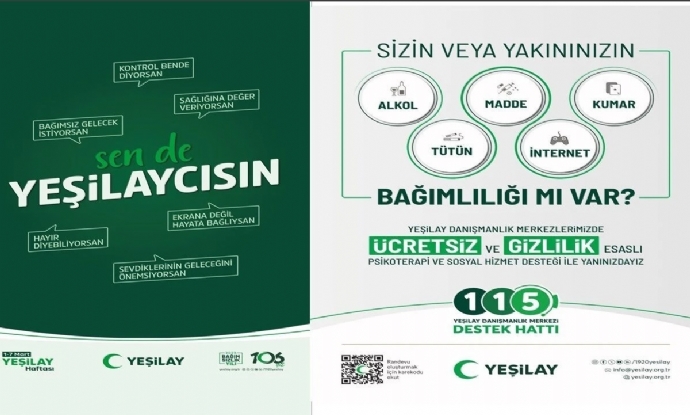 Bu Y�l 106. Ya��n� Kutlayan Ye�ilay, Sen de Ye�ilayc�s�n Slogan�yla Ye�ilay Haftas��n� Co�kuyla Kutluyor