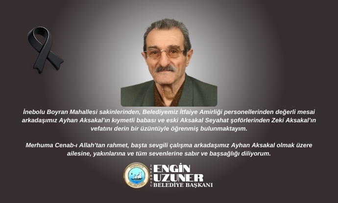 Eski �of�rlerden Zeki Aksakal Hakka Y�r�d�