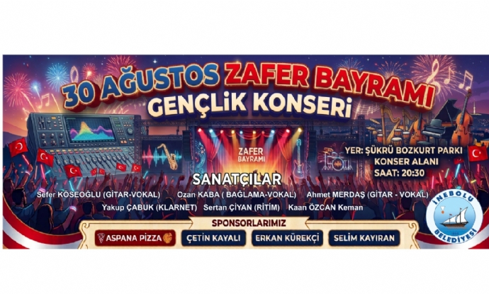 30 A�USTOS ZAFER BAYRAMI GEN�L�K KONSER�