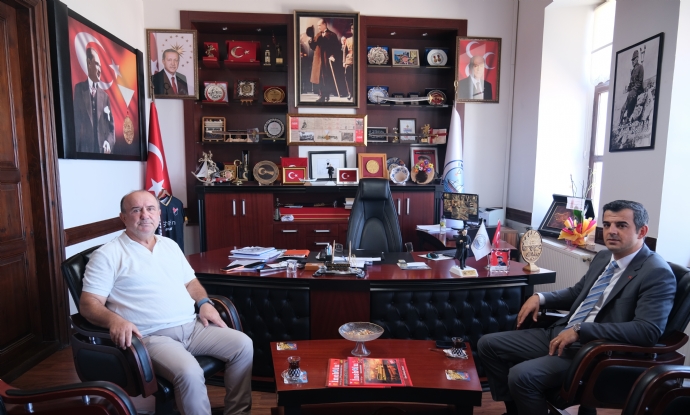 �NEBOLU CUMHUR�YET BA�SAVCISI �M�T YILDIZ'DAN BELED�YE BA�KANIMIZ ENG�N UZUNER'E �ADE� Z�YARET