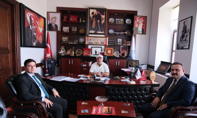 DENET�ML� SERBESTL�K M�D�R� AR�F �ZY�N VE CEZA VE TEVK�FEVLER� GENEL M�D�RL��� KONTROL�R� MAHMUT T�MU��N �OLAK�A�DAN BELED�YE BA�KANIMIZ ENG�N UZUNER�E Z�YARET