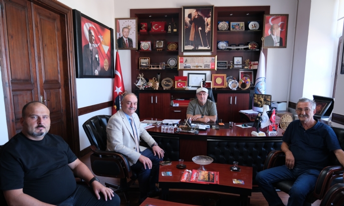 BELED�YE BA�KANIMIZ ENG�N UZUNER'E MAKAM Z�YARET�