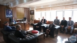 BAKANIMIZ, LE KAYMAKAMIMIZ AHMET VEZR BAYCARI MAKAMINDA ZYARET ETT