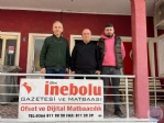 10 Ocak alian Gazeteciler Gnnde Yeni nebolu Gazetesi ve nebolu Postasi Gazetesine Ziyaret