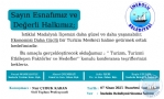 Turizm, Turizmi Etkileyen Faktrler Ve Hedefler  Konulu Konferansa Teriflerinizi Bekleriz