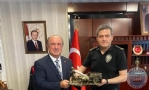 Belediye Bakanmz Engin UZUNER' den l Emniyet Mdr Kayhan Ay' a Ziyaret