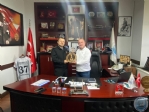 Kastamonu l Jandarma Komutan Jandarma Albay Sayn Hikmet Uz, Belediye Bakanmz Sayn Engin Uzuneri Makamnda Ziyaret Etti